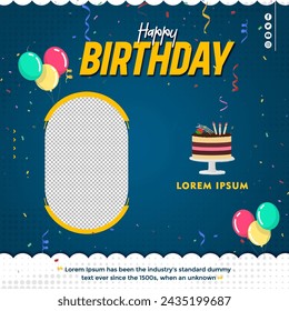 Birthday Poster social media post