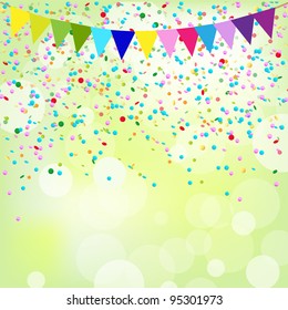 Birthday Poster, Vector Background