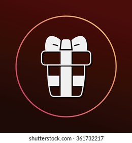 birthday present icon