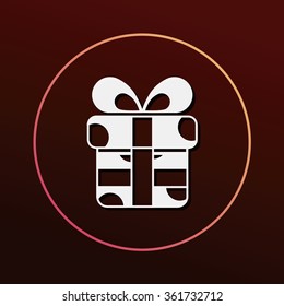 birthday present icon