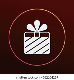 birthday present icon