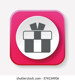 birthday present icon