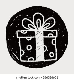 birthday presents doodle drawing