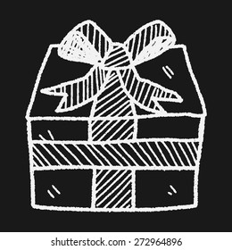 birthday presents doodle drawing