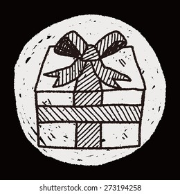 birthday presents doodle drawing