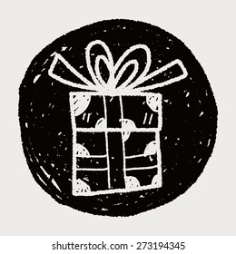 birthday presents doodle drawing