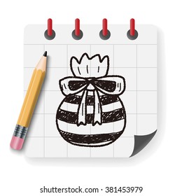 birthday presents doodle drawing