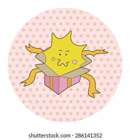 birthday presents theme elements vector,eps