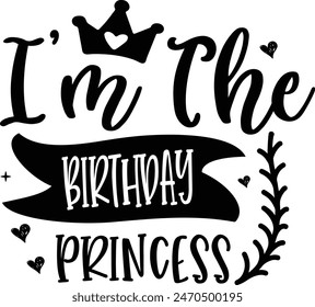 I'm the birthday princess design