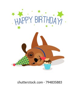 11,746 Happy Birthday Dog Cartoon Images, Stock Photos & Vectors 