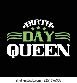 Birthday Queen t Shirt Design - Label, Geschenkanhänger, Text. Prinzessin Königin. Topper zum Geburtstag Kuchen. Gut geeignet für Tortentopfer, T-Shirts, Kleidung, Umarmungen, Plakate, Textilien, Geschenke, Babysets