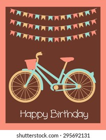 Birthday retro card