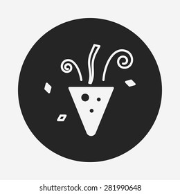 birthday ribbon icon