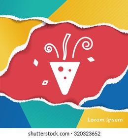 birthday ribbon icon