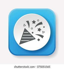 birthday ribbon icon