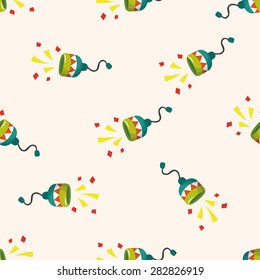 Birthday ribbon ,seamless pattern