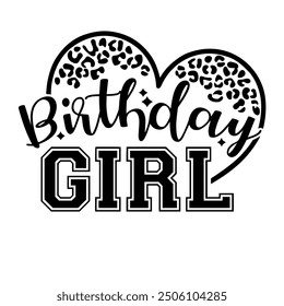 Birthday Shirt girl burner design