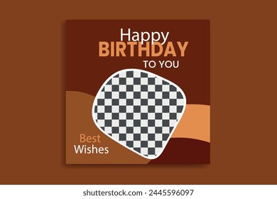birthday social media birthday banner design 