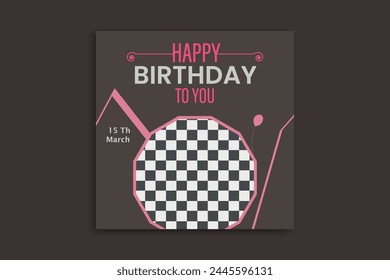 birthday social media birthday banner design 