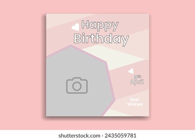 Birthday social media post
birthday card