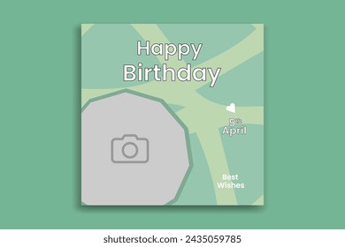 Birthday social media post
birthday card