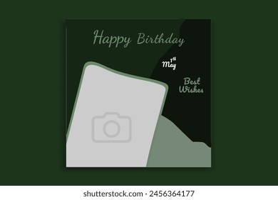 Birthday social media post
Birthday card 
Birthday invitation card