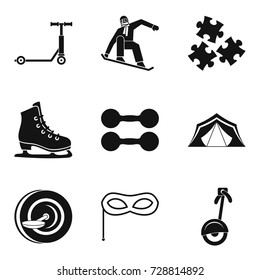 Birthday of son icons set. Simple set of 9 birthday of son vector icons for web isolated on white background