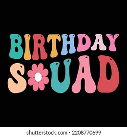 Birthday Souad retro t shirt design