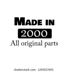 Birthday special, typography for print or use as poster, flyer or t shirt 
