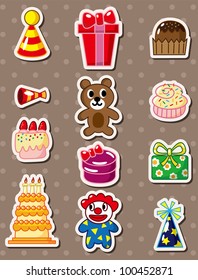 birthday stickers