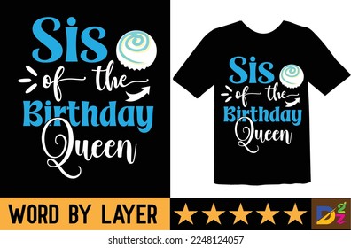 Birthday svg t shirt design svg