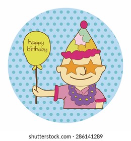 birthday theme elements vector,eps