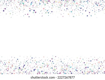 Birthday Tinsel. Disco Celebrate Template. Glitch Glitter. Digital Foil. Luxury Art. Blue Laser Effect. Shiny Design. Holographic Sparkles. Violet Birthday Tinsel