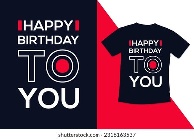 Birthday t-shirt design template with modern quotes typography birthday gaming tshirt design