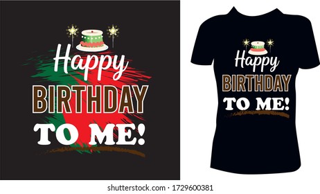 Birthday T-shirt design in vector illustrator.