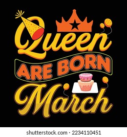 Birthday t-shirt design vector template