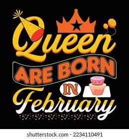 Birthday t-shirt design vector template