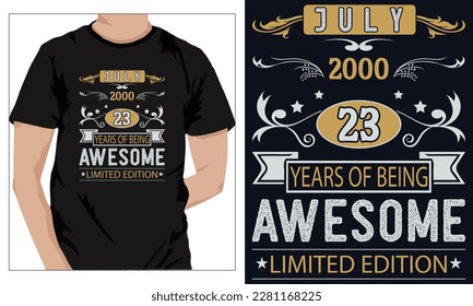 birthday t-shirts Design for everyone 2000 23