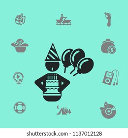 Birthday vector icon