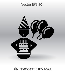 Birthday vector icon