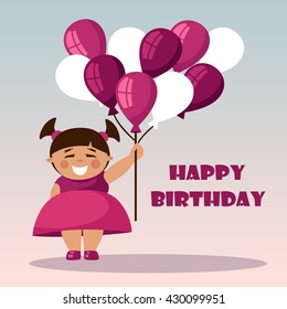birthday. vector illustration.