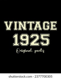 Birthday Vintage Legends Born In 1925 Years Old Retro Birthday Ideas for Men Women