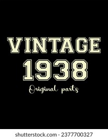 Birthday Vintage Legends Born In 1938 Years Old Retro Birthday Ideas for Men Women