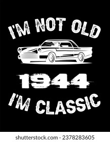 Birthday Vintage Legends Born In 1944 Years Old Retro Birthday Ideas for Men Women