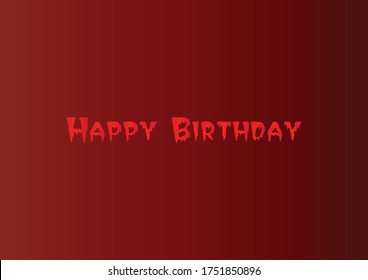 Birthday Wishes Text Style Art Vector