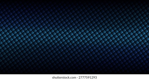 Biru Dan Navy Gradient Ripple Glass Tekstur Pada Latar Belakang Gelap. Desain Abstrak Digital Modern Menampilkan Garis Vertikal Halus Dan Rasa Gerakan Cair Dinamis
