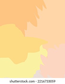Lágrima de Biru, rubor, rosa, batido, aire de gato beige Ilustrasi dan elemen, pada latar belakang putih. Abstrak set cetak moderno. Logotipo. Cena Seni.