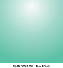 Biscay Green Color Sun Radial Gradient Texture Background In Square Illustration In Vector.