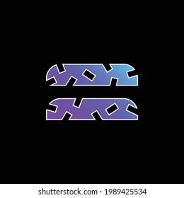 Biscotti blue gradient vector icon