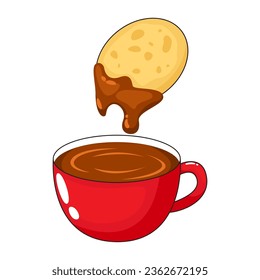 Biscuit and chocolate vector design, Icon and graphic design
